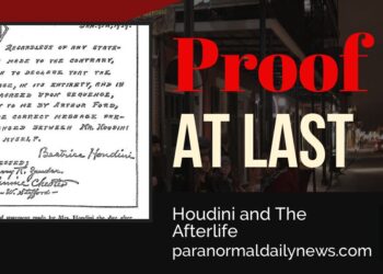 Harry Houdini and the afterlife, proof at last?